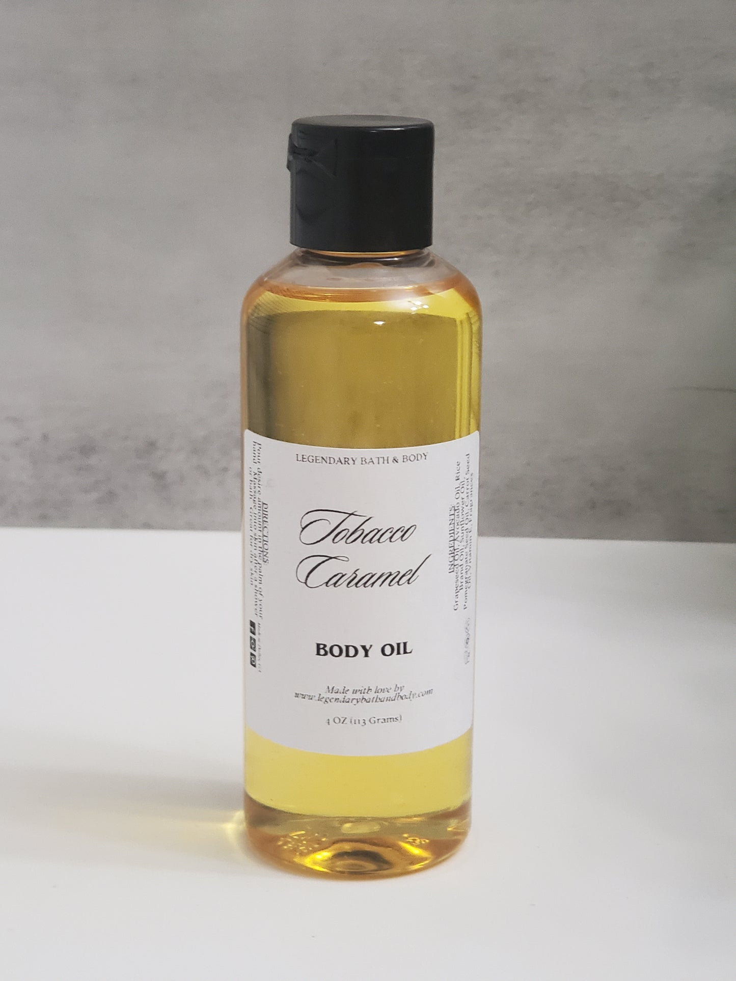 Tobacco Caramel Body Oil