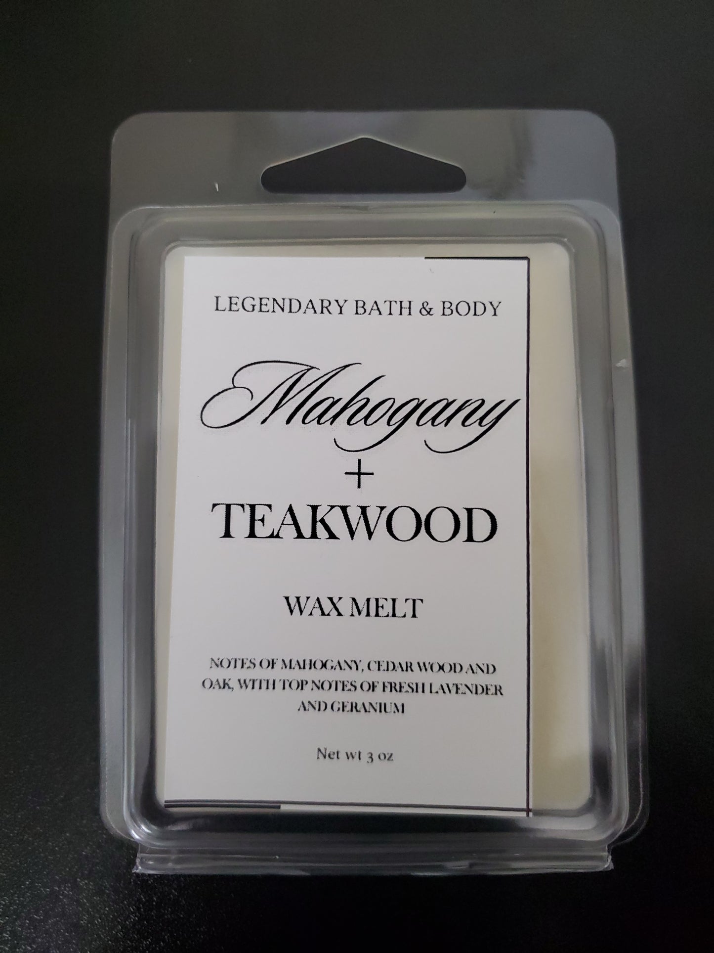 Mahogany + Teakwood Wax Melts