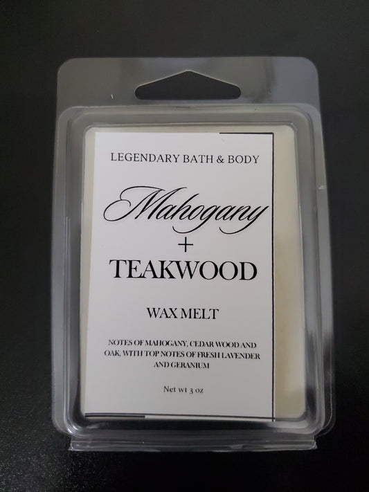 Mahogany + Teakwood Wax Melts