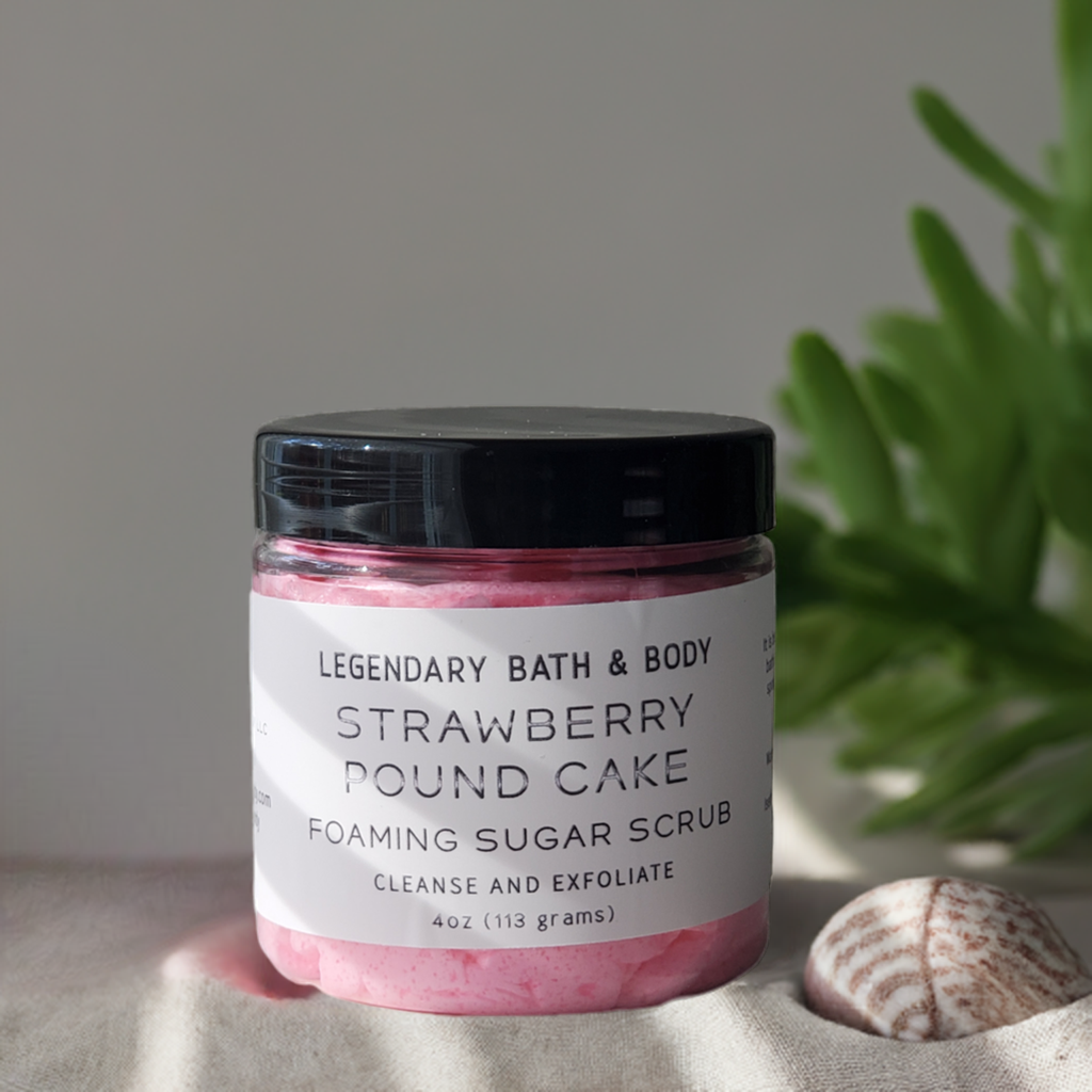 Strawberry Pound Cake Foaming Body Scrub
