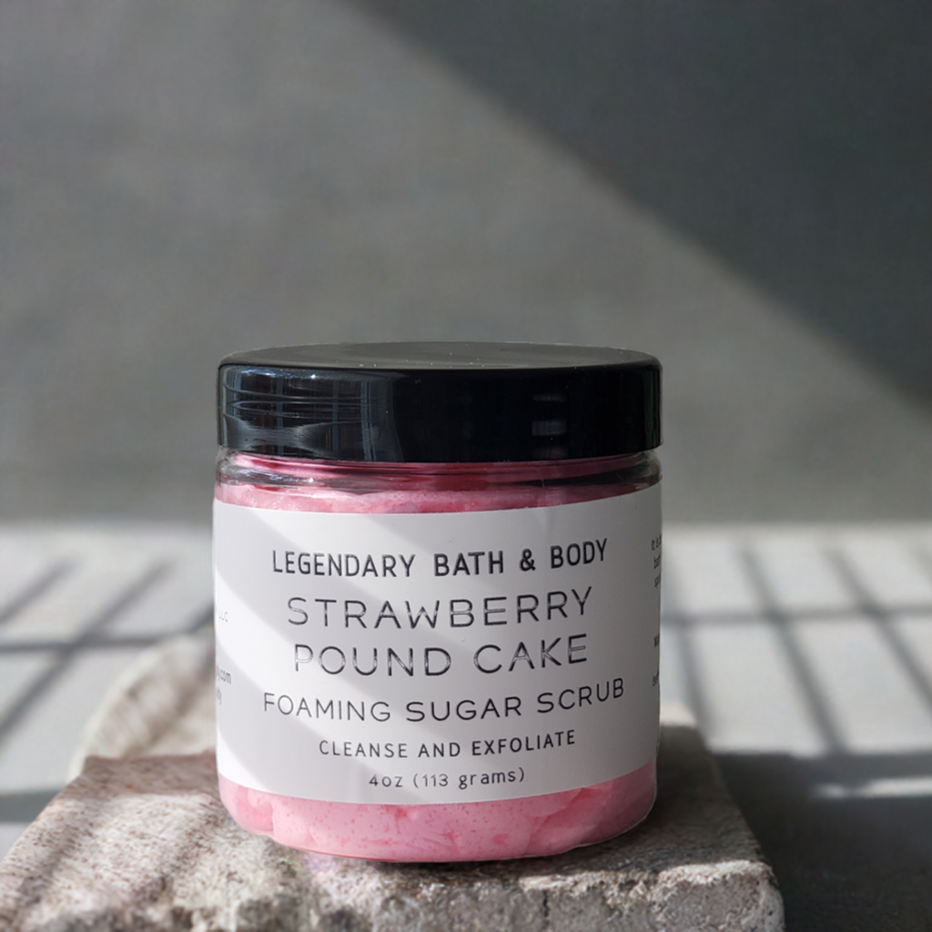 Strawberry Pound Cake Foaming Body Scrub