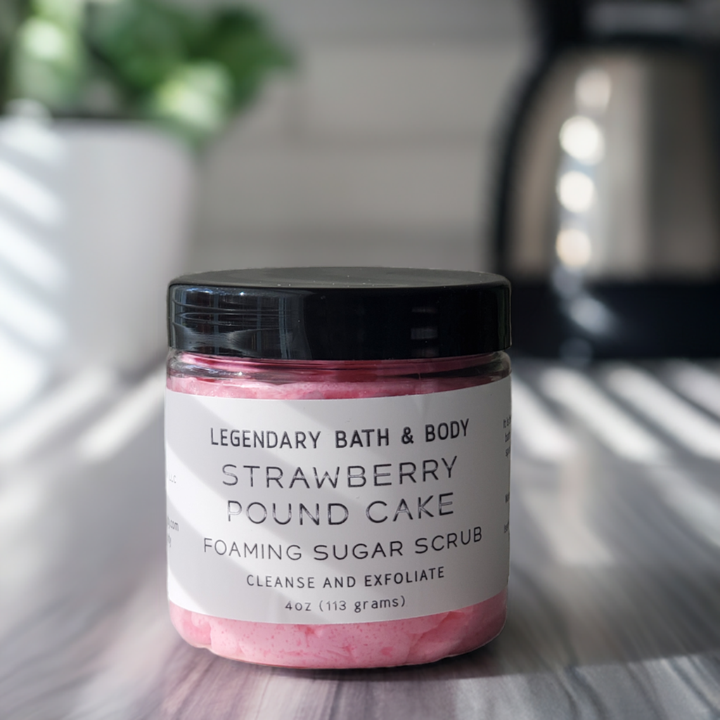 Strawberry Pound Cake Foaming Body Scrub