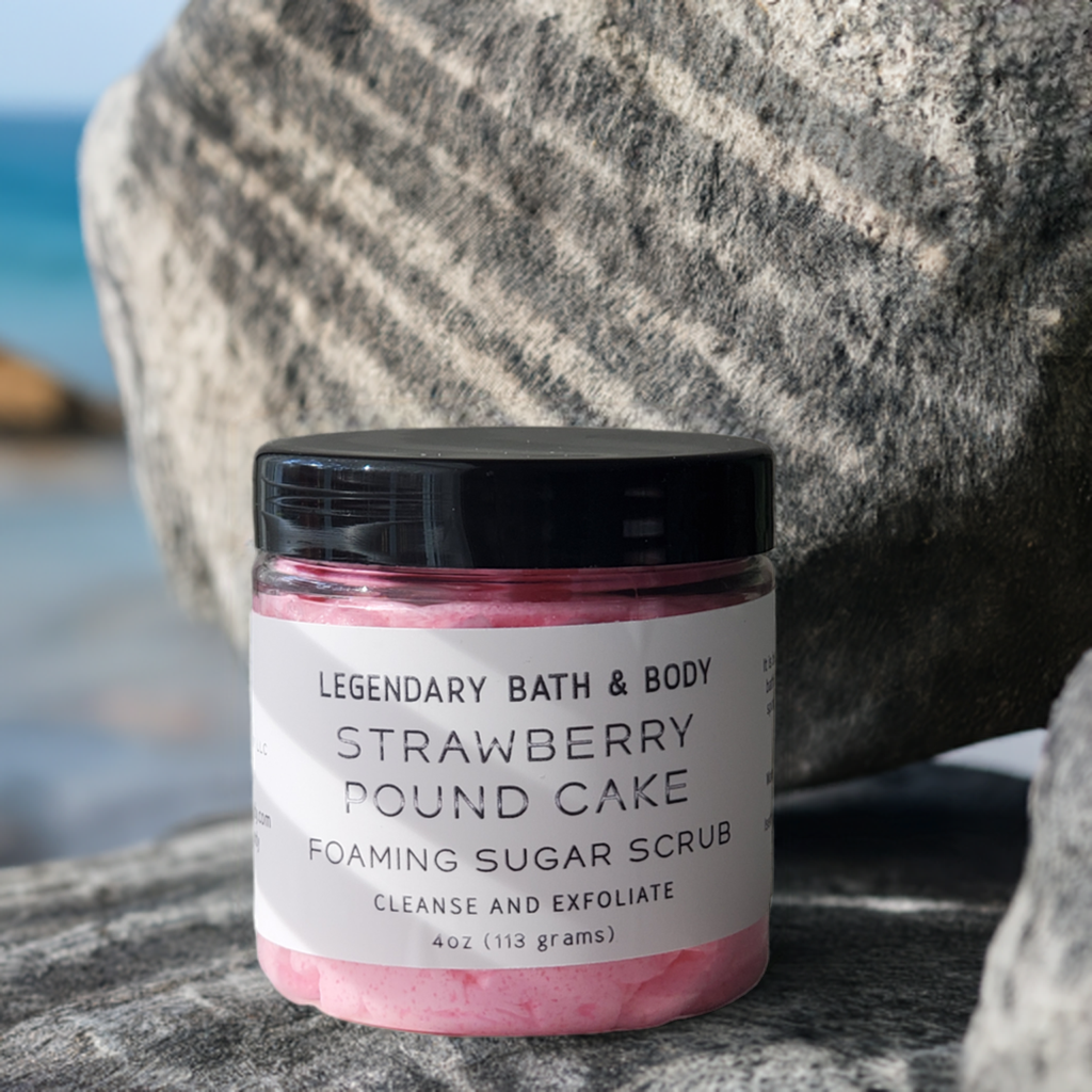 Strawberry Pound Cake Foaming Body Scrub