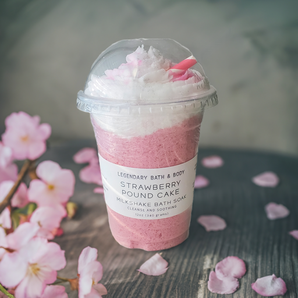 Strawberry Pound Cake Milkshake Bath Soak