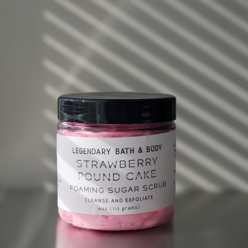 Strawberry Pound Cake Foaming Body Scrub