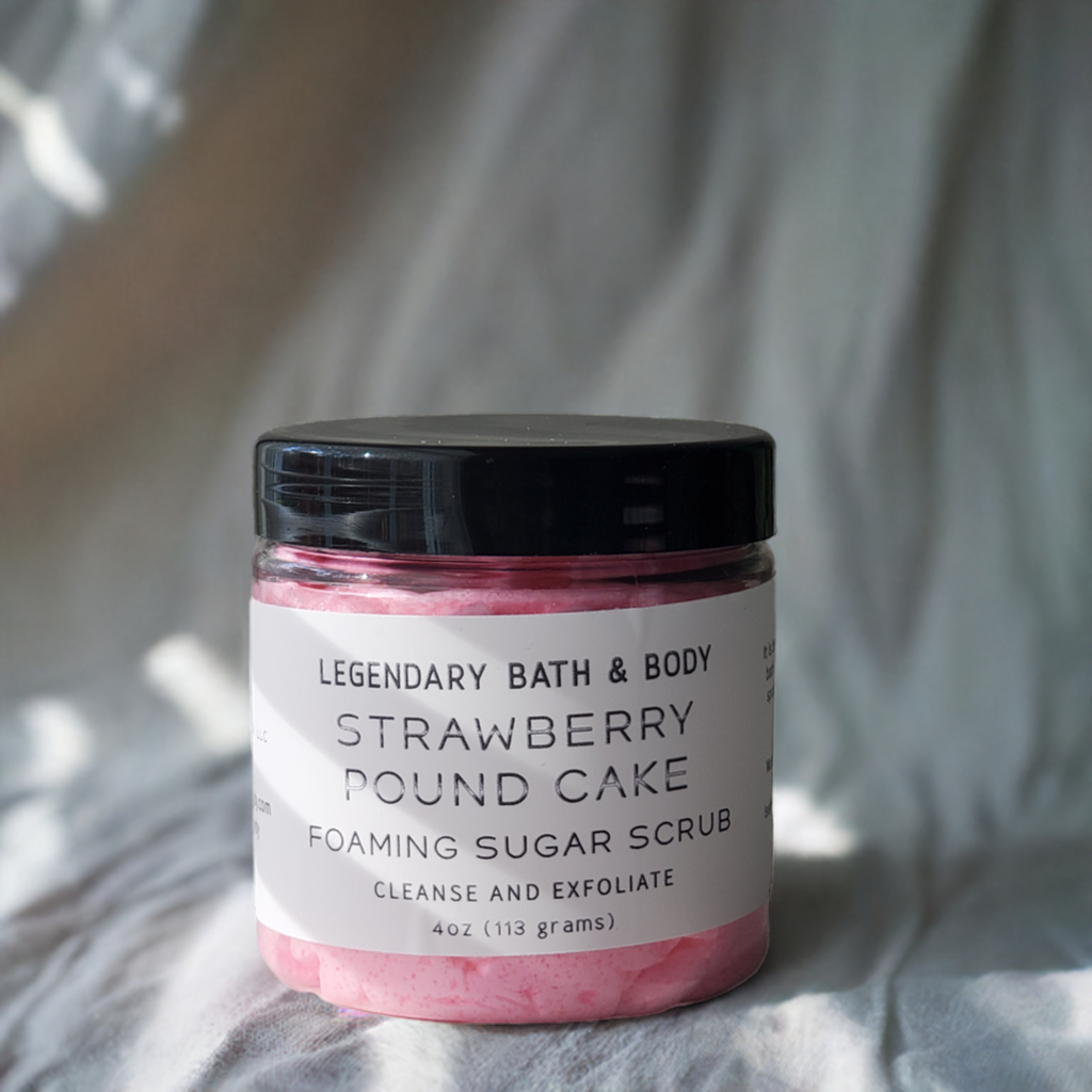 Strawberry Pound Cake Foaming Body Scrub