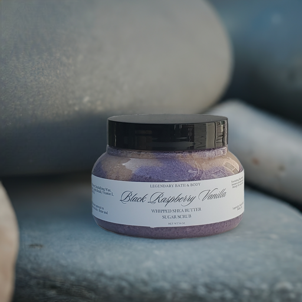 Black Raspberry Vanilla Shea Sugar Scrub