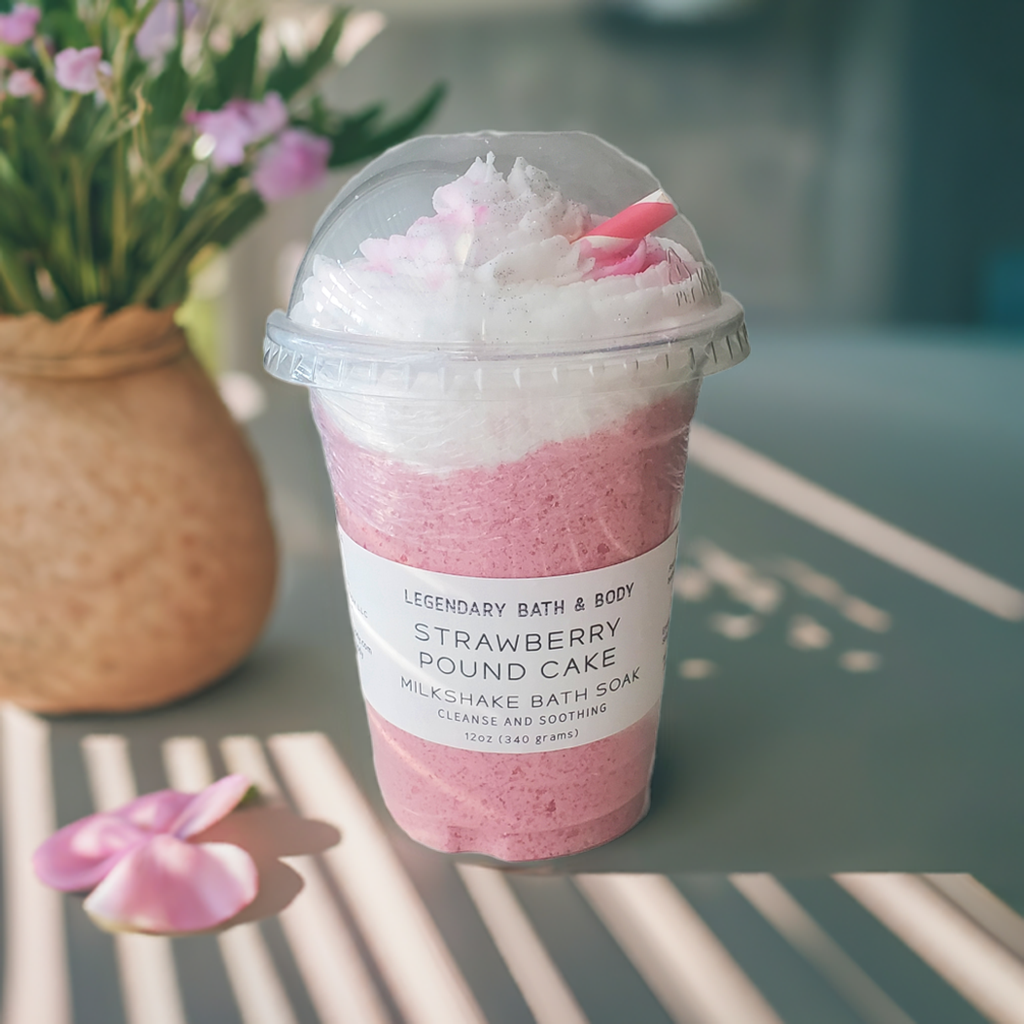 Strawberry Pound Cake Milkshake Bath Soak