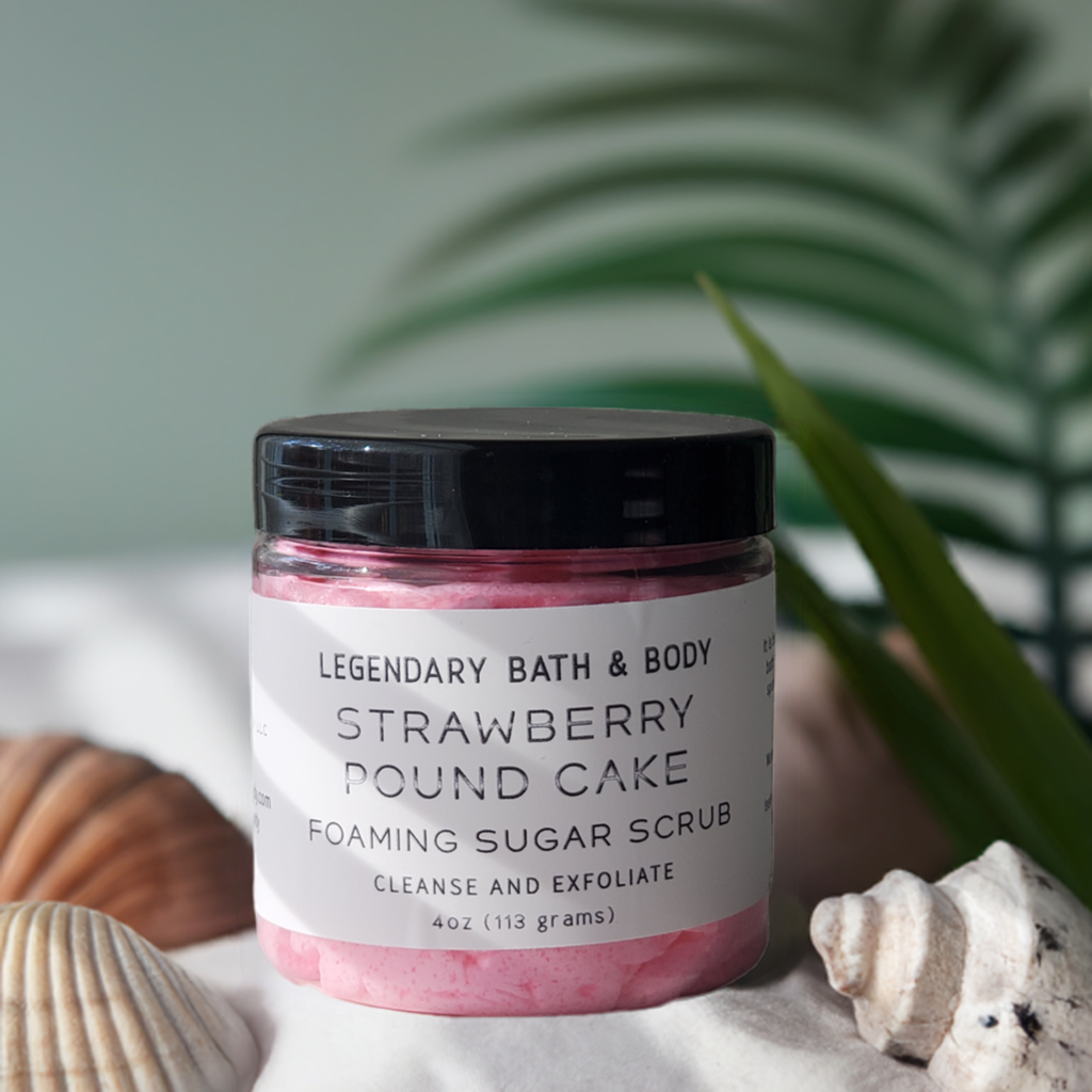 Strawberry Pound Cake Foaming Body Scrub