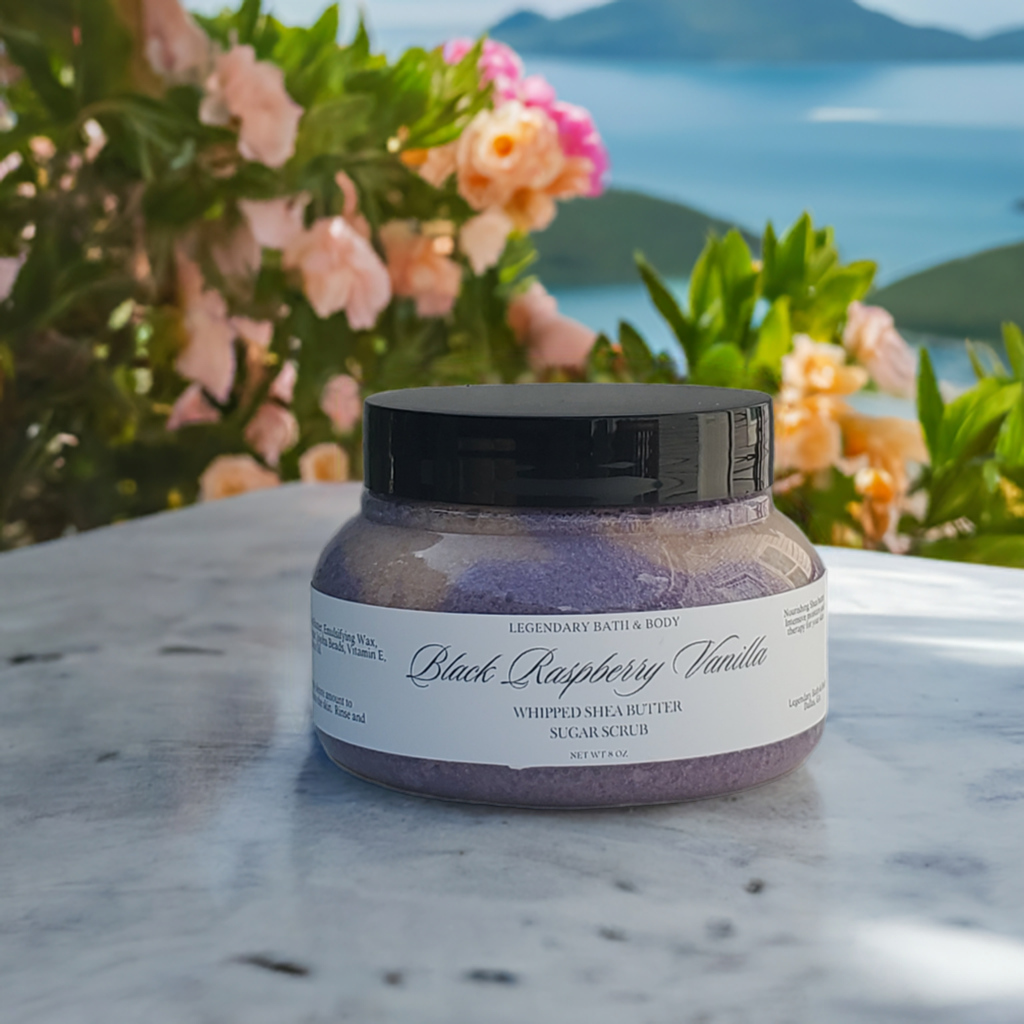 Black Raspberry Vanilla Shea Sugar Scrub