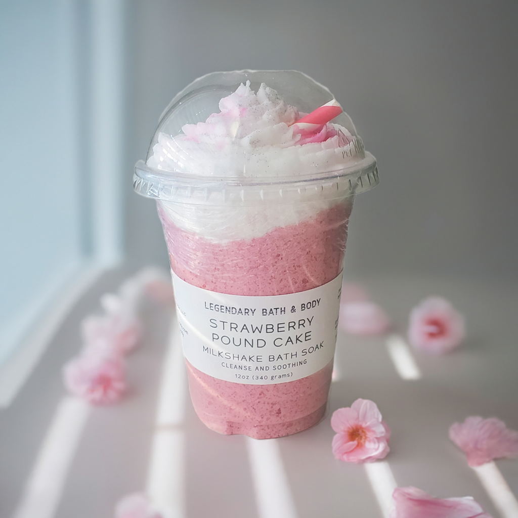 Strawberry Pound Cake Milkshake Bath Soak