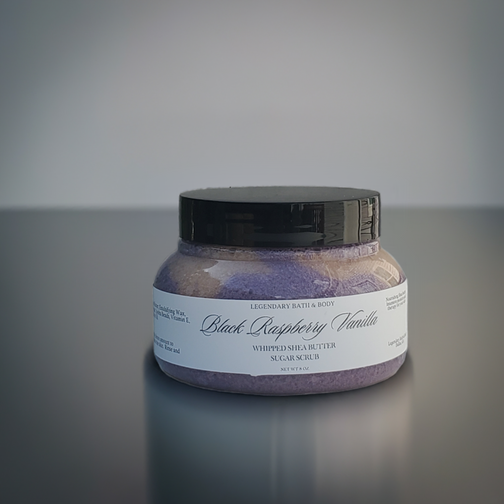 Black Raspberry Vanilla Shea Sugar Scrub