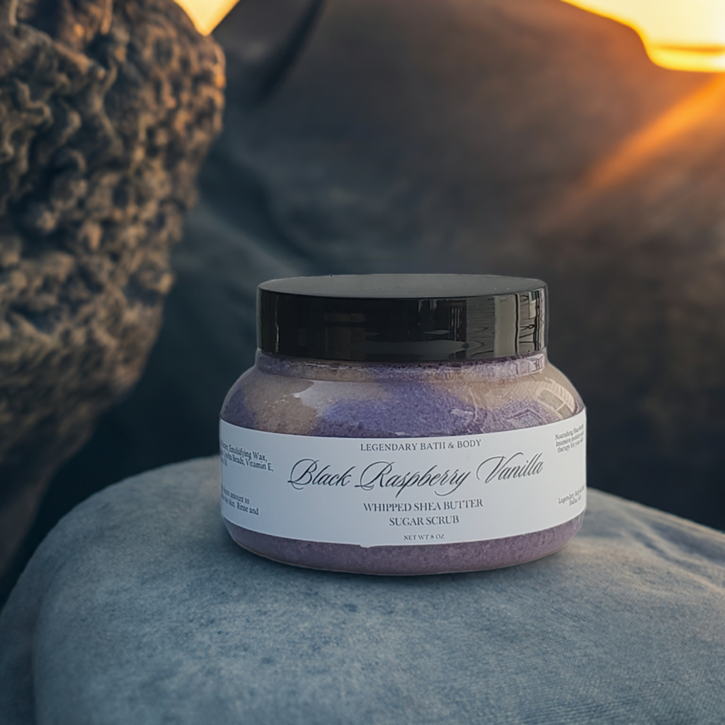 Black Raspberry Vanilla Shea Sugar Scrub