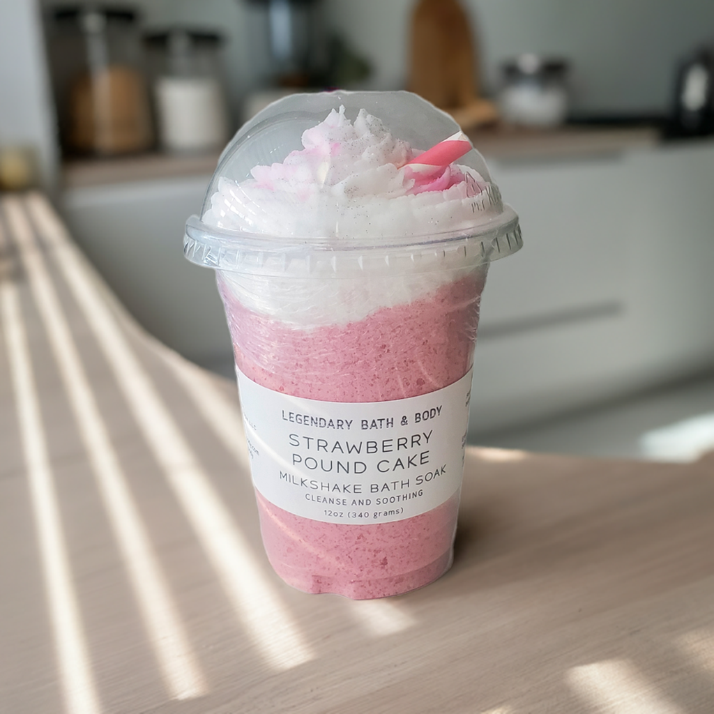 Strawberry Pound Cake Milkshake Bath Soak