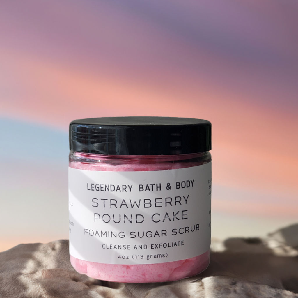 Strawberry Pound Cake Foaming Body Scrub