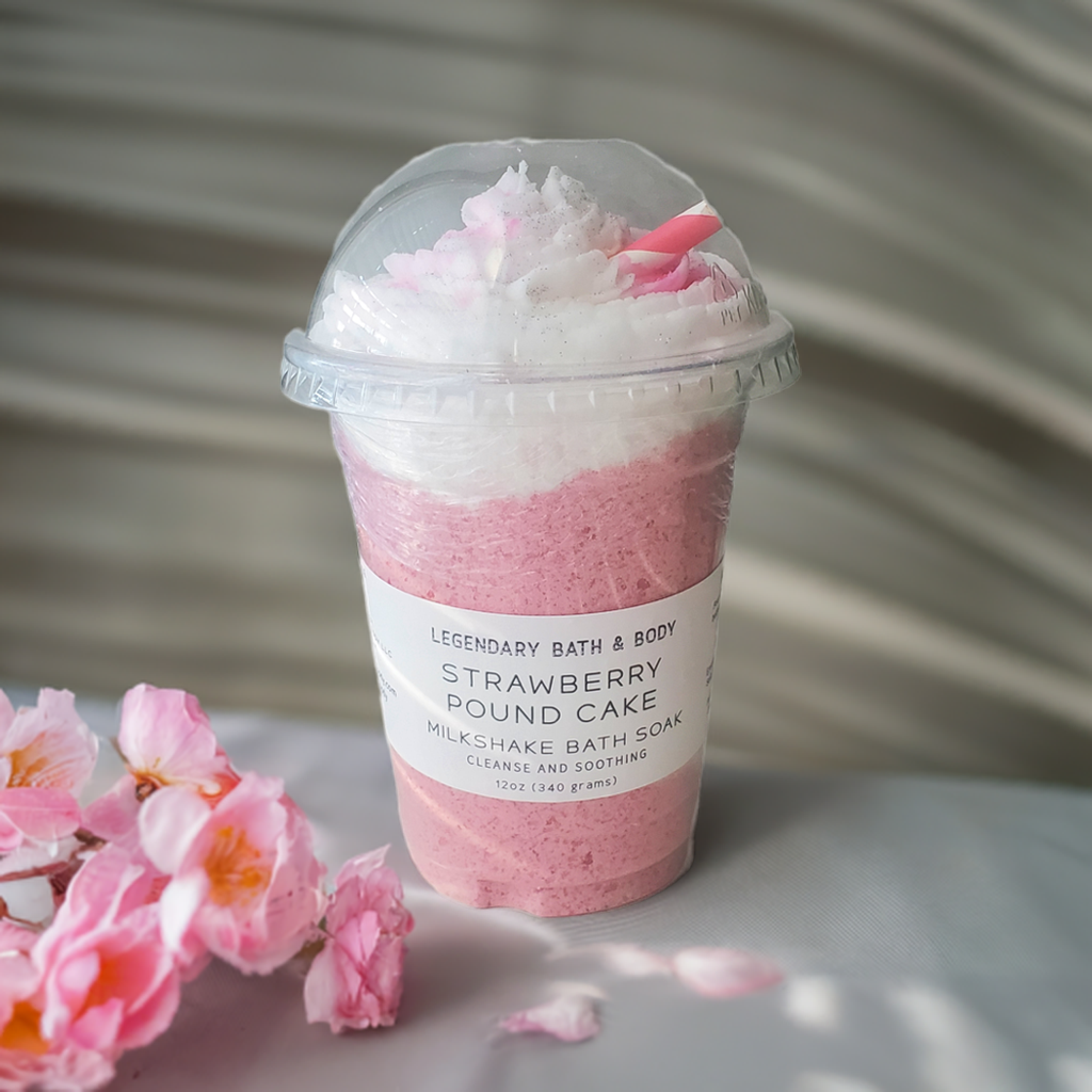 Strawberry Pound Cake Milkshake Bath Soak