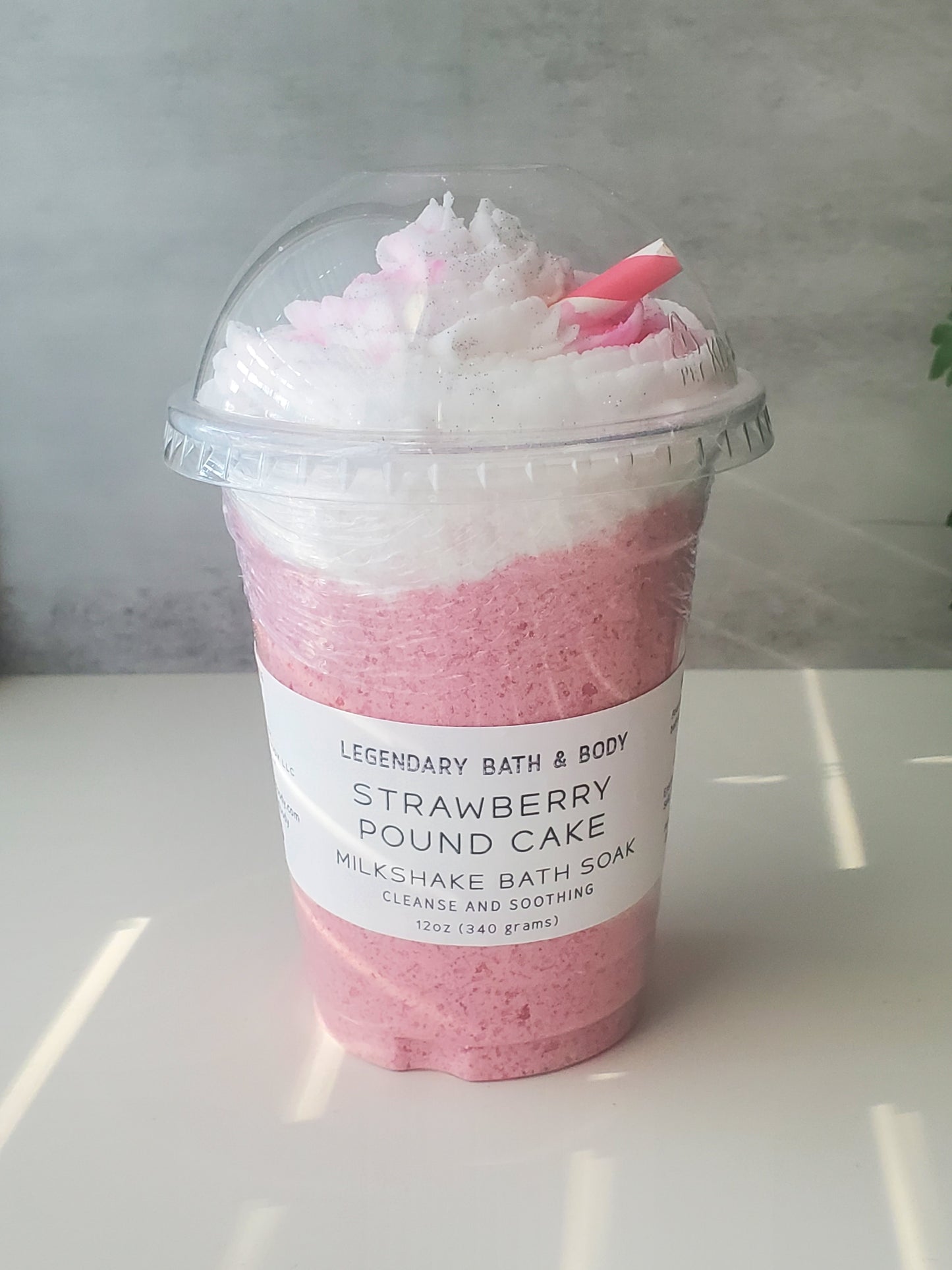 Strawberry Pound Cake Milkshake Bath Soak