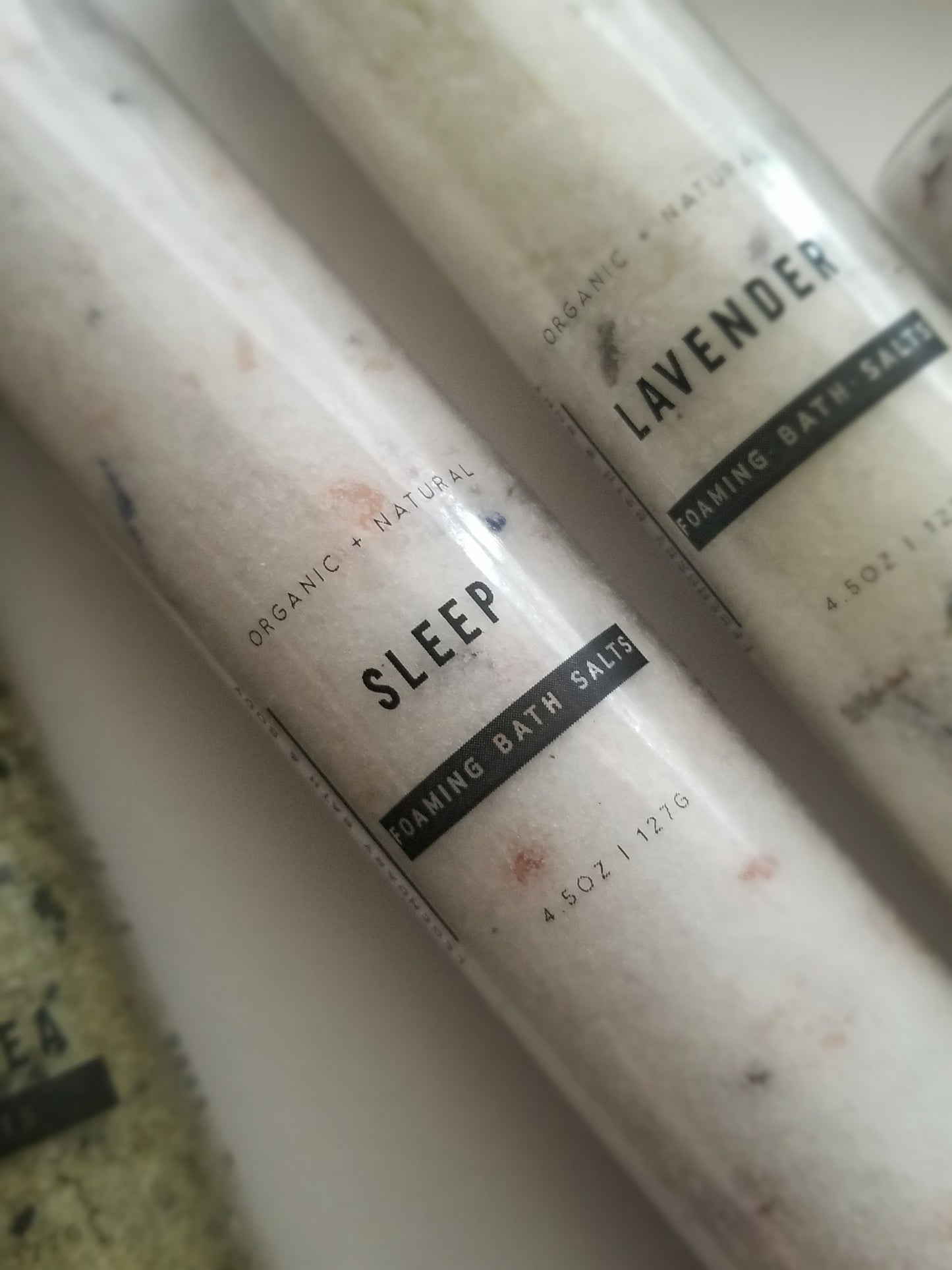 sleep foaming bath salts
