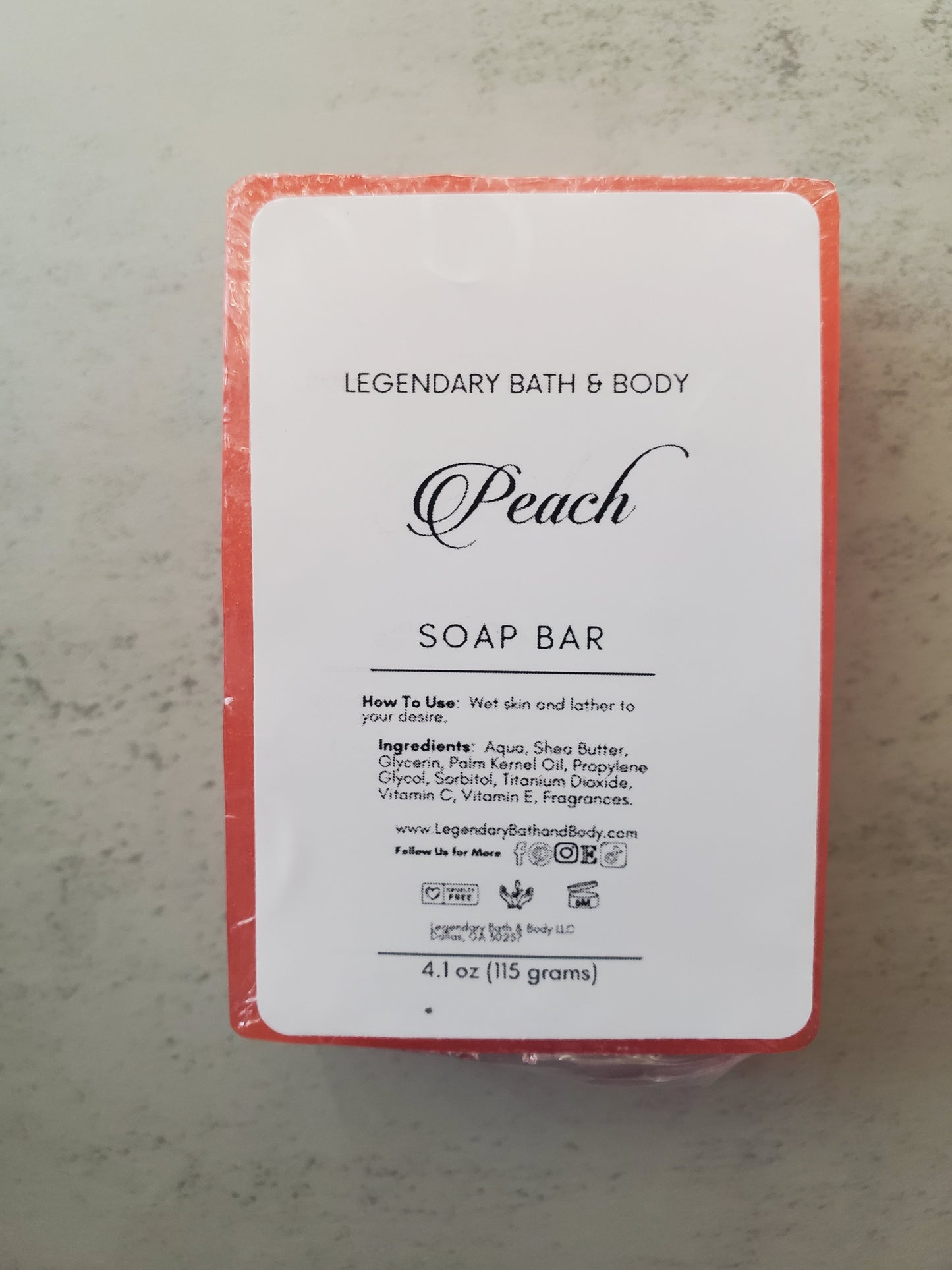 Peach Bar Soap