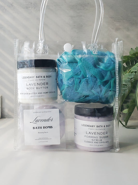 Lavender Bath Gift Set