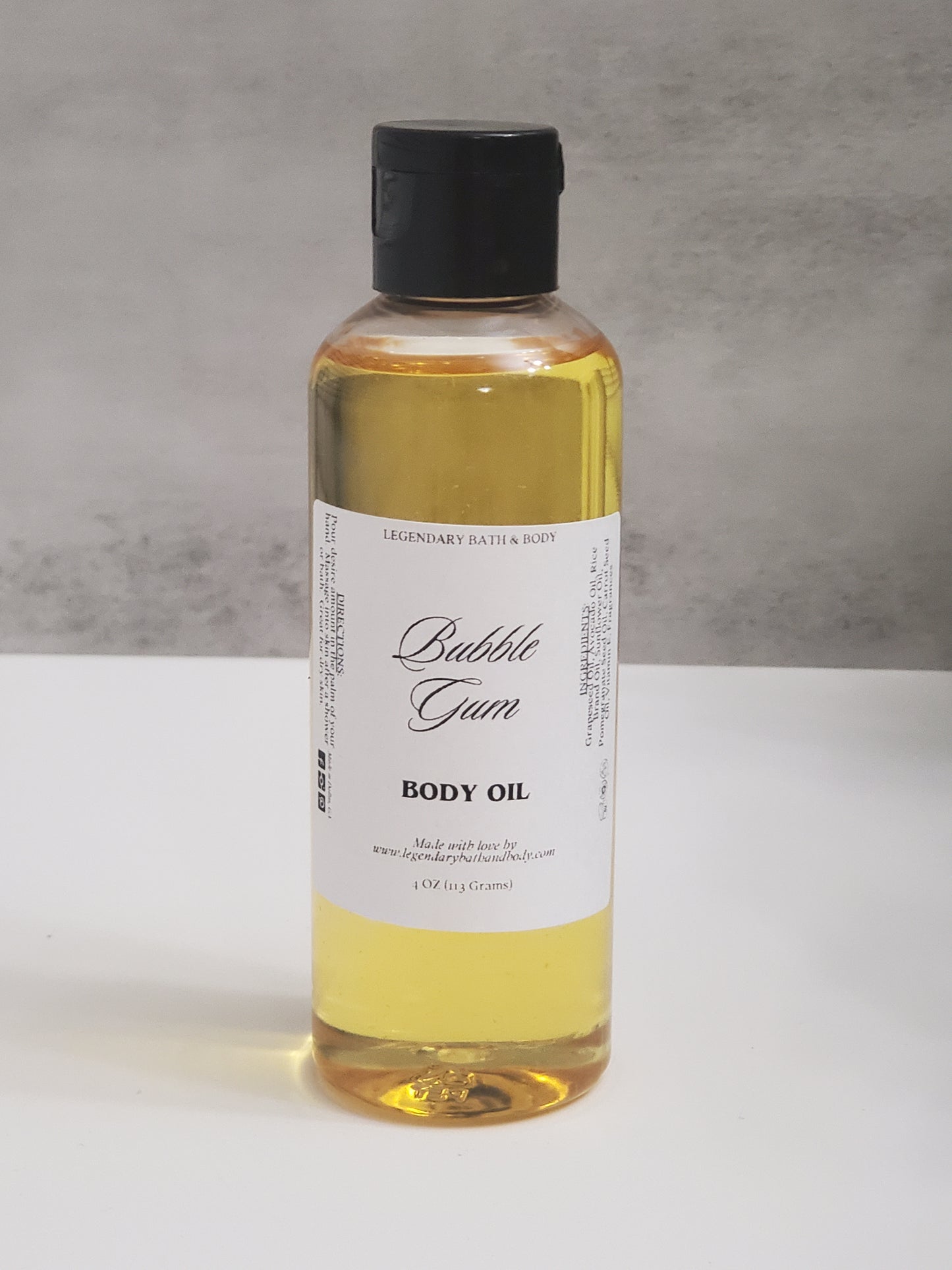 Bubble Gum Body Oil