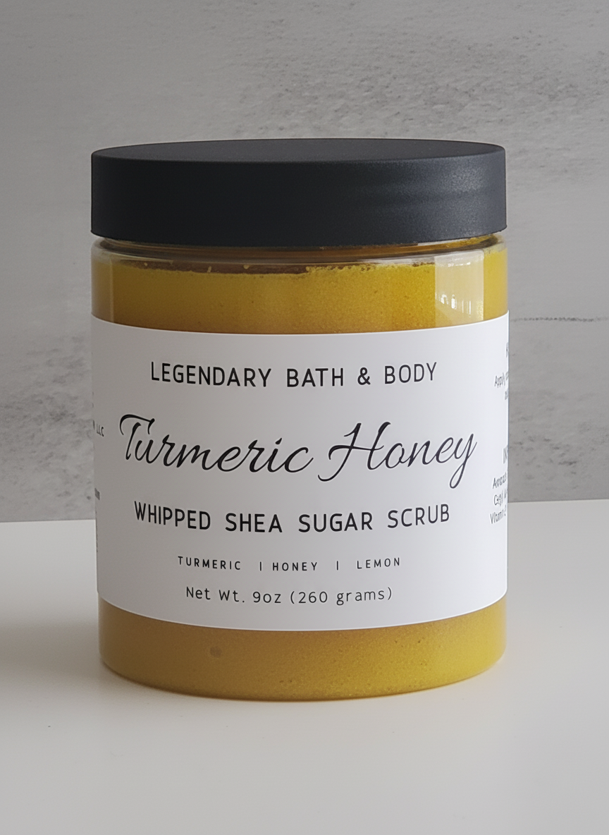 Turmeric Honey Shea Sugar Scrub