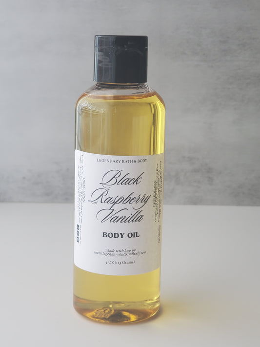 Black Raspberry Vanilla 4oz Body Oil