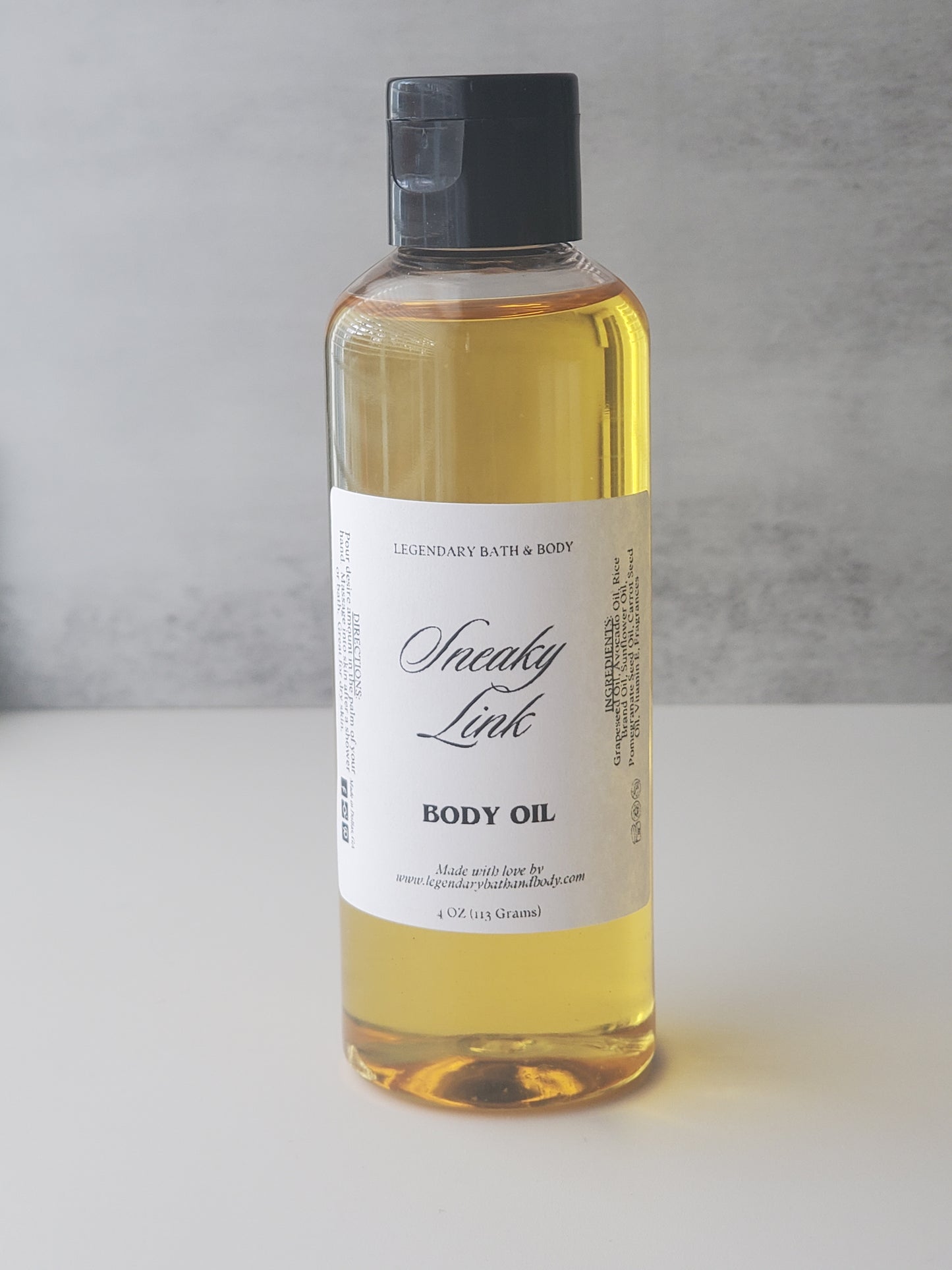 Sneaky Link 4oz Body Oil