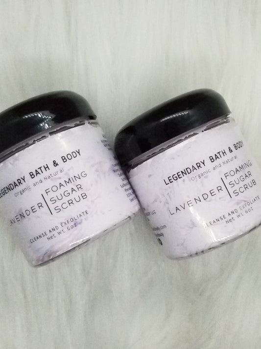 Lavender Foaming Sugar Scrub