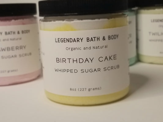 Birthday Cake Whipped Sugar Scrub