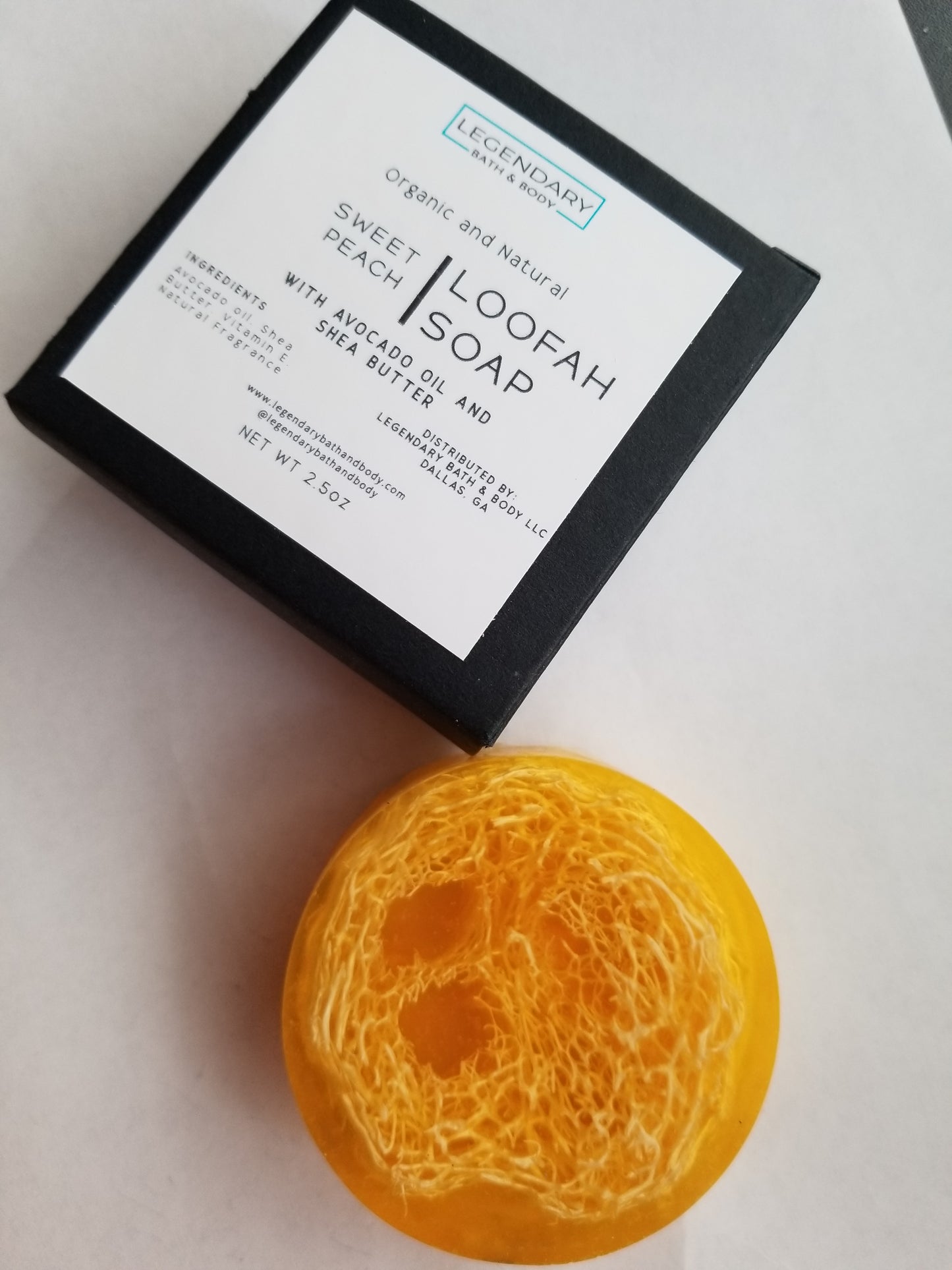 Sweet Peach Loofah Soap