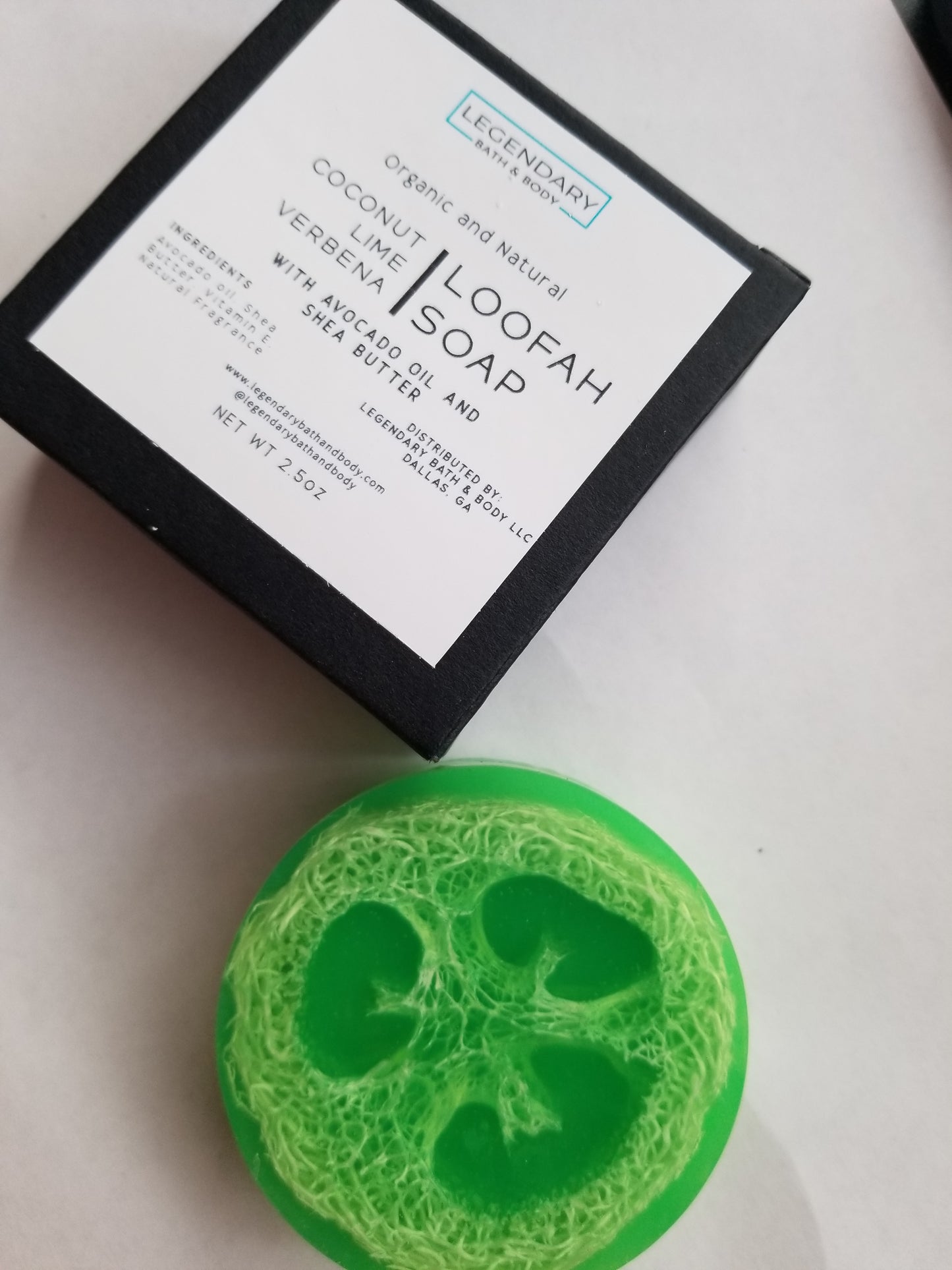 Coconut Lime Verbena Loofah Soap