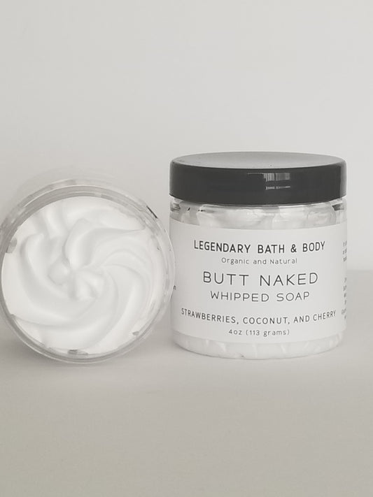 Butt Naked Whipped Soap